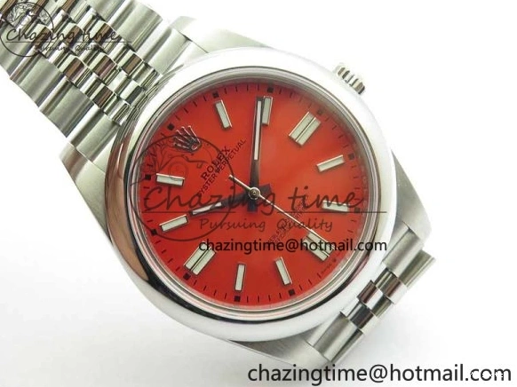 Bracelet Jubilee Dial SS A2813 Perpetual BP 41mm on Oyster Maker Best Red Edition 124300 0104